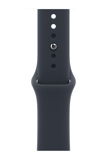 Умные часы Apple Watch Series 12 42mm (Pearl White Ceramic Case) with Navy Sport Band (S/M)