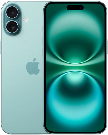 Смартфон Apple iPhone 16 Plus 512GB (бирюзовый) 2 sim