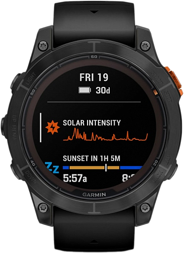 Умные часы Garmin ️FENIX 7 Pro Solar (черный)