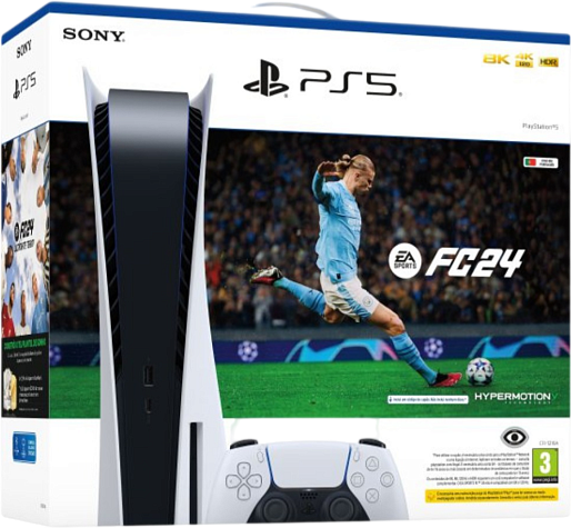 Игровая приставка Sony PlayStation 5 825 ГБ EU (3 rev) + FC24