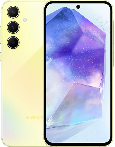 Смартфон Samsung Galaxy A55 (A556E) 12/256 ГБ AE/EU (лимонный)