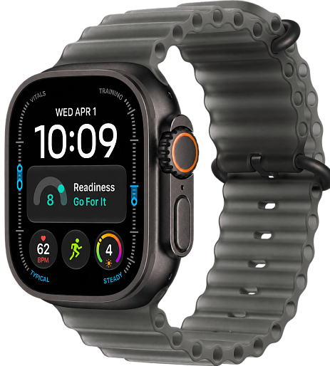Умные часы Apple Watch Ultra 4 49mm (Black Titanium Case) with Black Ocean Band 