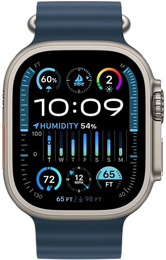 Умные часы  Apple Watch Ultra 2 49mm океаническая петля (синий)