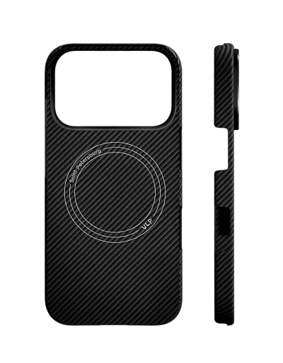 Чехол VLP Чехол VLP Kevlar Case для iPhone 18 Pro/17 Pro (черный)