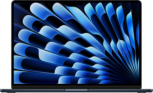 Ноутбук Apple MacBook Air 13 (M3, 2024) 16/256GB (MC8K4) US + гравировка (темная ночь)