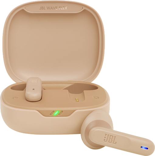Наушники JBL Wave Flex (бежевый)