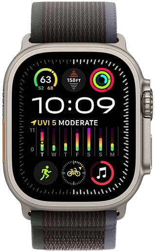 Умные часы Apple Watch Ultra 2 49mm походная петля (черный) M/L