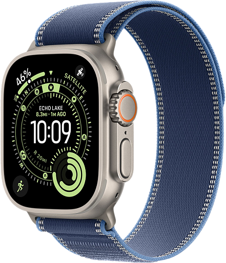 Умные часы Apple Watch Ultra 3 (Natural) 49mm походная петля (синий) M/L