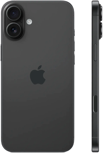 Смартфон Apple iPhone 16 Plus 128GB (черный), без RuStore