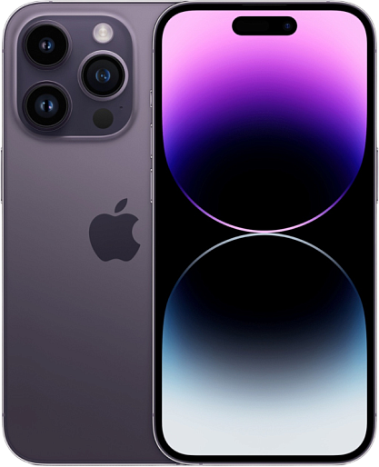 Смартфон Apple iPhone 14 Pro 128GB (фиолетовый) Б/У (категория A) 2 SIM