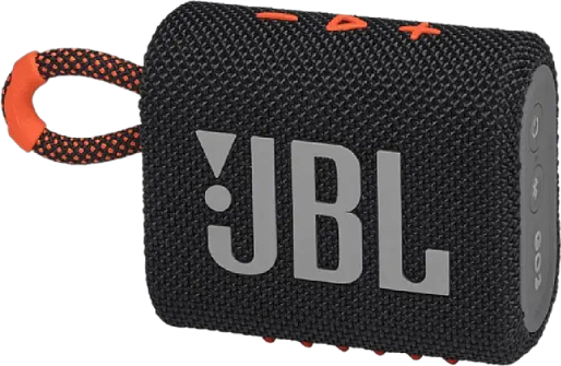 Акустика JBL GO 3 (черный/оранжевый)