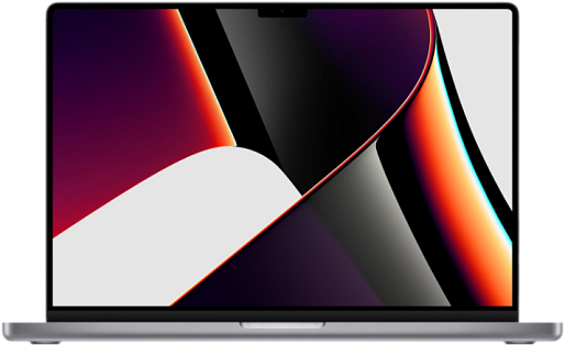 Ноутбук Apple MacBook Pro 16 (M1 Pro) 16/512GB 2021 (MK183) RU (серый космос)