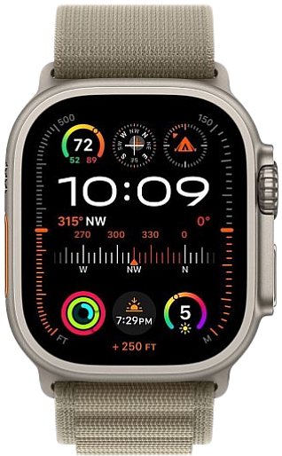 Умные часы Apple Watch Ultra 2 49mm альпийская петля (оливковый) Small