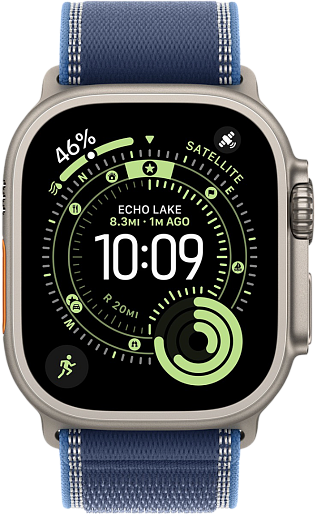 Умные часы Apple Watch Ultra 3 (Natural) 49mm походная петля (синий) S/M