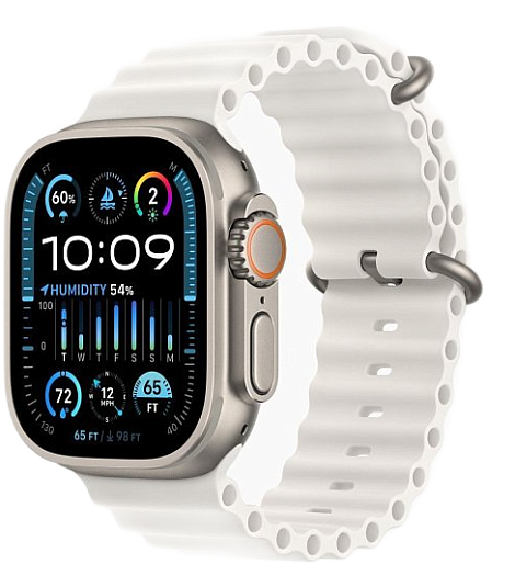 Умные часы Apple Watch Ultra 2 49mm океаническая петля (белый)