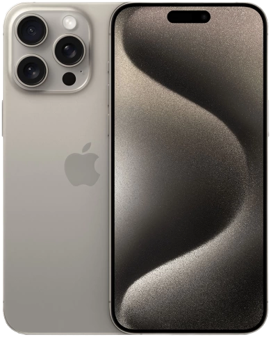 Смартфон Apple iPhone 15 Pro Max 512GB (природный титановый)