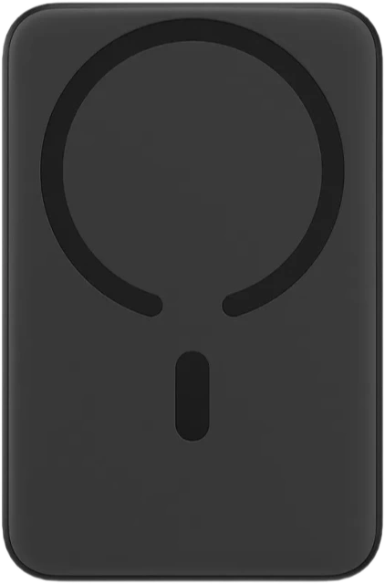 Внешний аккумулятор Baseus Magnetic Mini Wireless Charge Power Bank с кабелем 2022 (6000 mAh, черный)