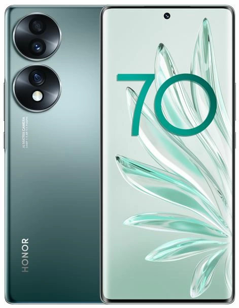 Смартфон HONOR 70 8/128 ГБ (изумрудный зеленый)