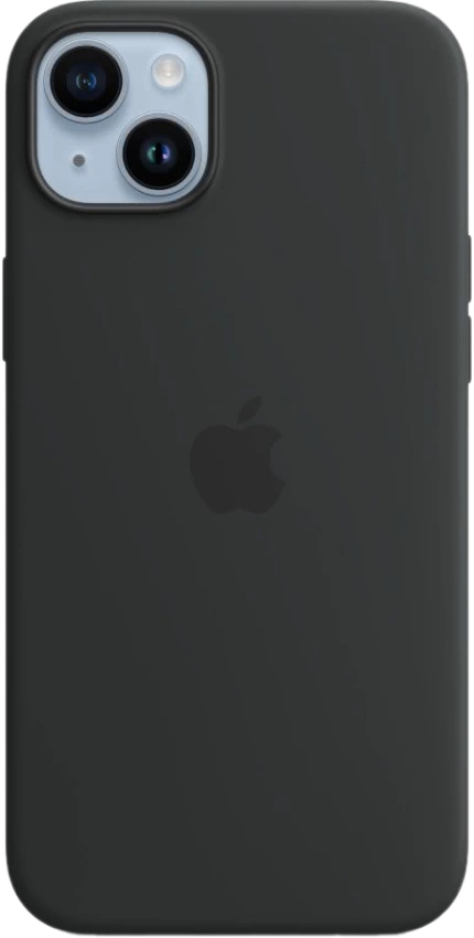Оригинальный чехол Apple iPhone 14 Plus Silicone Case with MagSafe (темная ночь)
