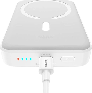 Изображение Baseus Magnetic Mini Wireless Fast Charge Power Bank с кабелем (10000 mAh)