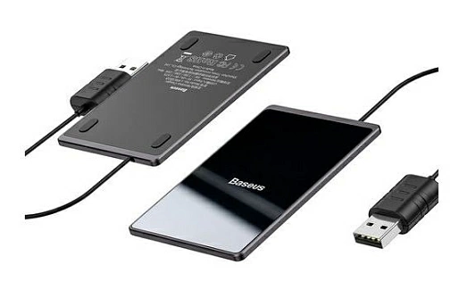 Беспроводная зарядка Baseus Card Ultra-thin Wireless Charger (черный) 