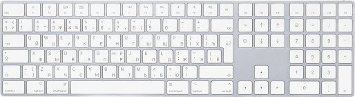 Клавиатура Apple Magic Keyboard with Numeric Keypad	(MQ052Z/A)