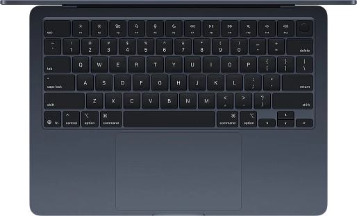 Ноутбук Apple MacBook Air 13 (M4, 2025) 16/256GB (MW123) US + гравировка (темная ночь), без RuStore