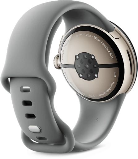 Умные часы Google Pixel Watch 3 Wi-Fi 41mm (золотой/ореховый) JP