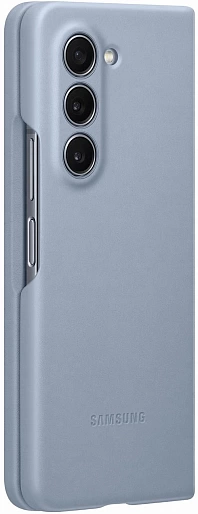 Оригинальный чехол Samsung Samsung Galaxy Z Fold5 Eco-Leather Case (голубой)